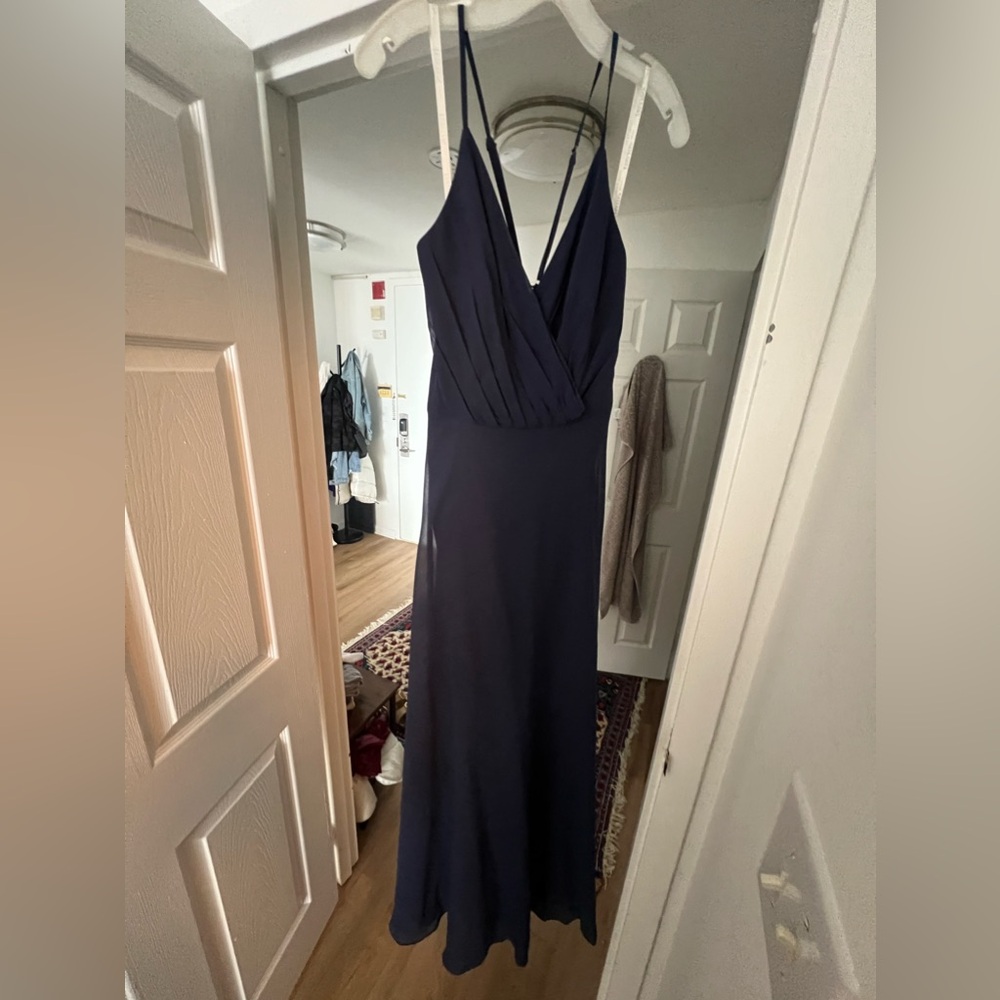 David’s bridal navy size 16 dress
